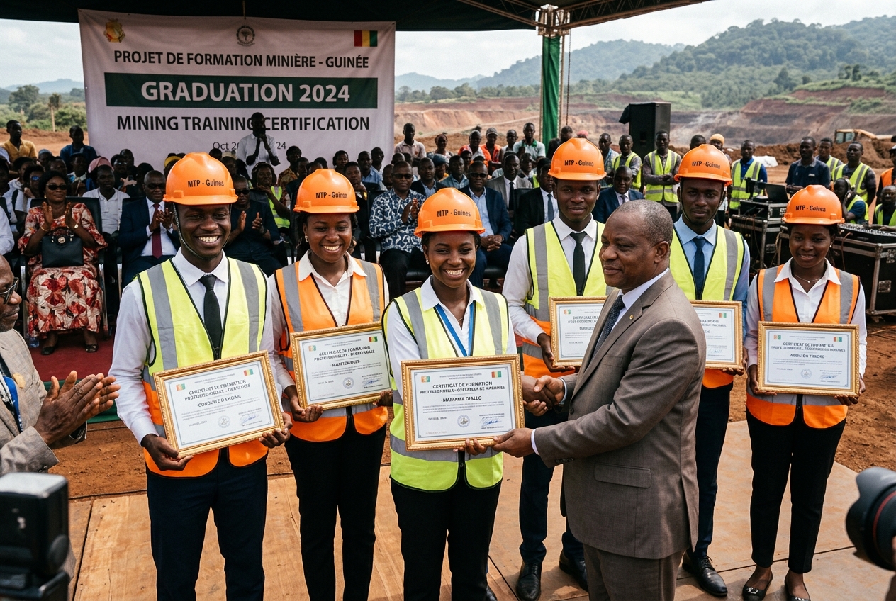 Cérémonie de remise des certificats de formation
